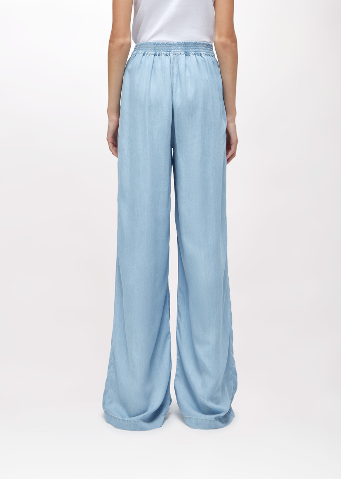 jeans wide leg in denim RA6080D5049 77564 Blugirl 