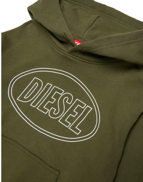 felpa con cappuccio e logo J02612 0GEAD K511 DIESEL 