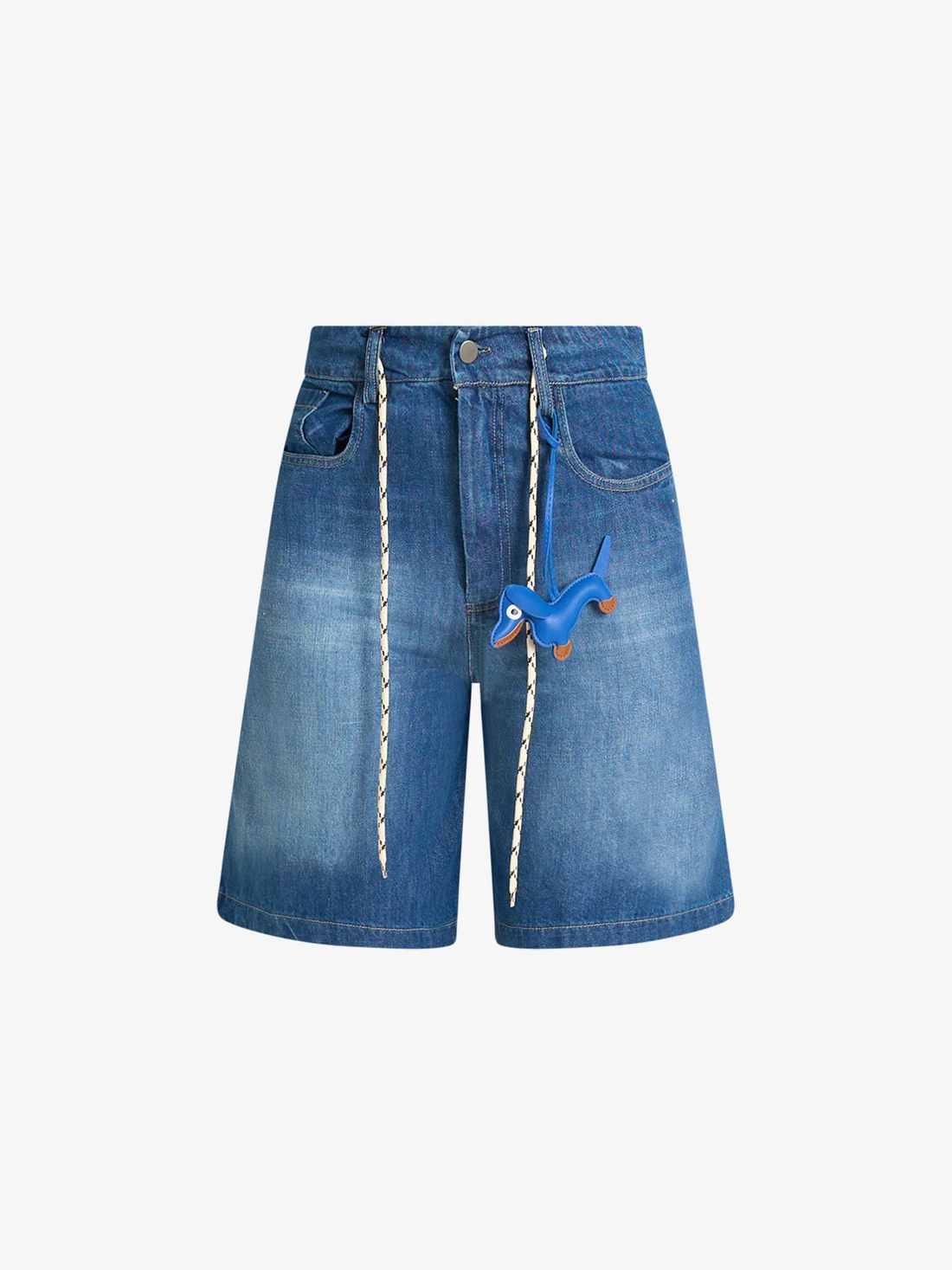 shorts con applicazione DD5360 DENIM VICOLO 
