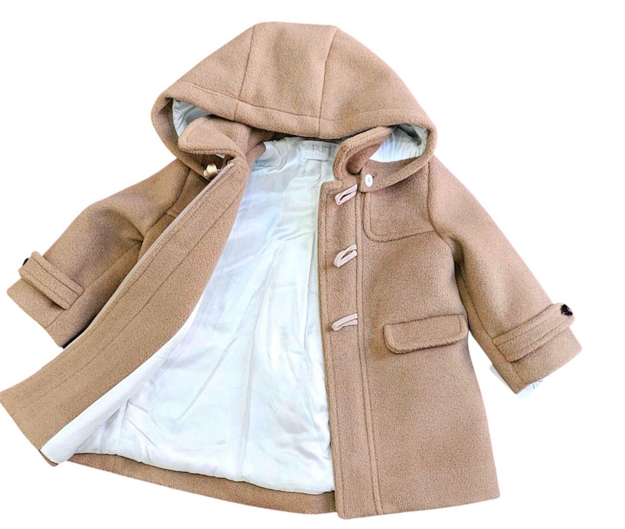 cappotto con alamari PC02363 ECRU PURE FIRENZE 