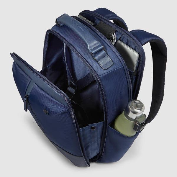 zaino da viaggio in tessuto riciclato CA6823W138 BLU PIQUADRO 