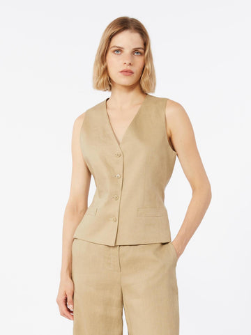 gilet con cinturino sul retro MSTCARNET 007 MAXMARA STUDIO 
