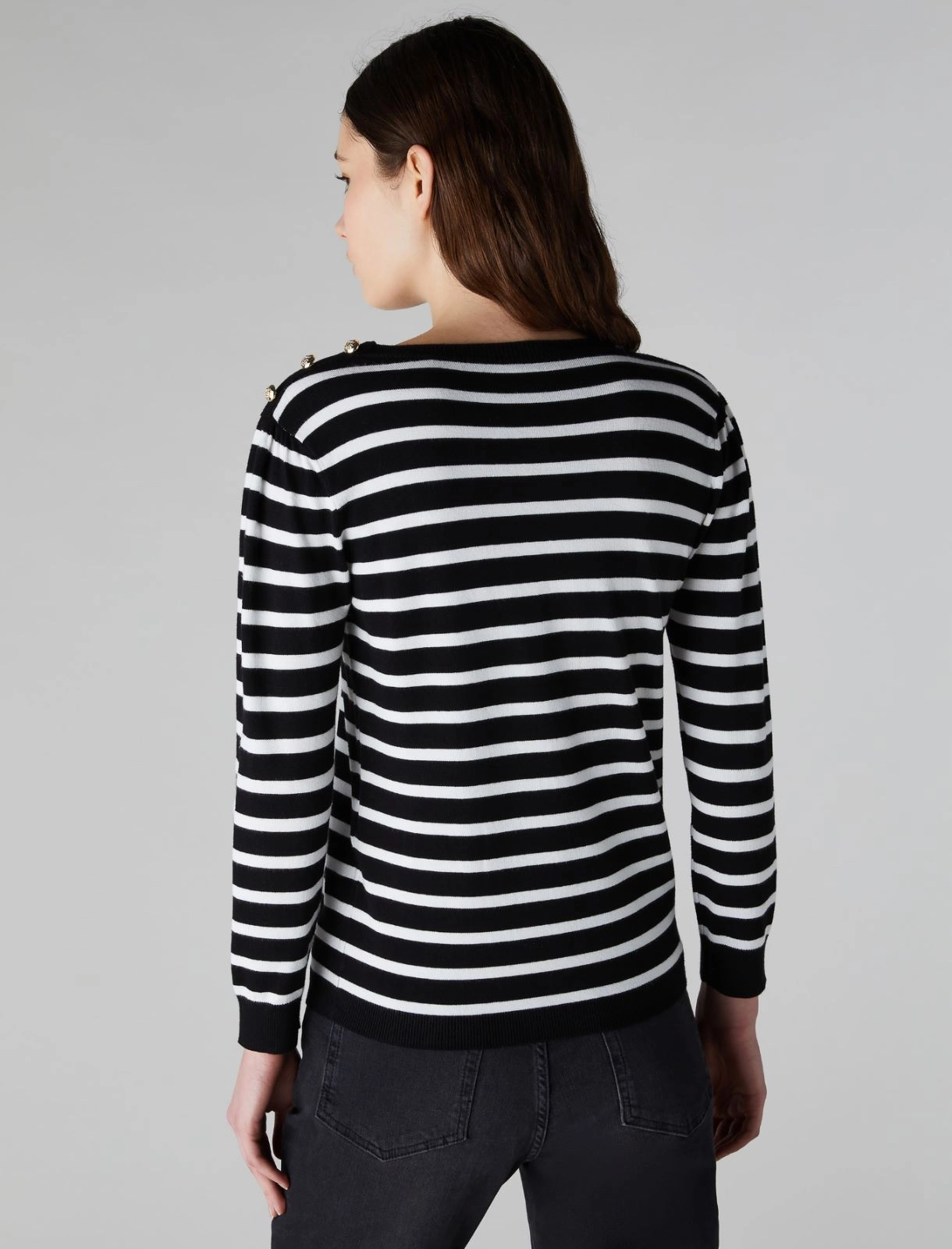 maglia a righe con bottoni MOSCA 013 EMME MARELLA 