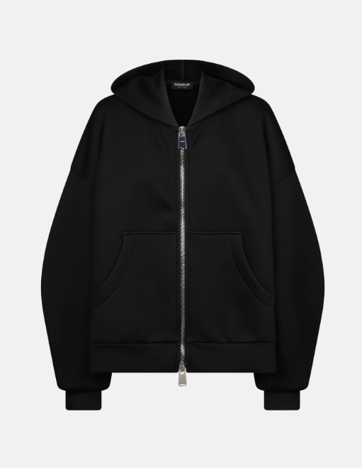 felpa over full zip e cappuccio F511KF0250DXXX999 DONDUP