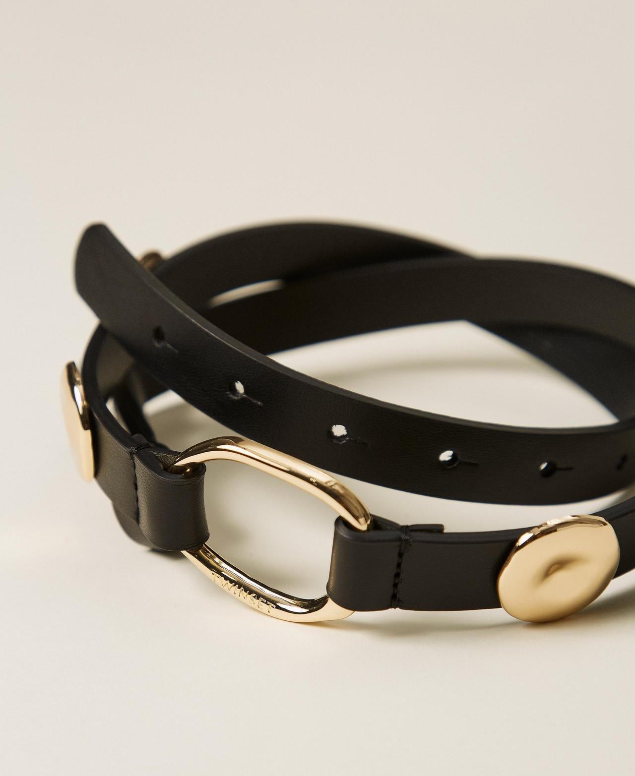 cintura con anelli e borchie 261TO5310 00006 TWINSET 