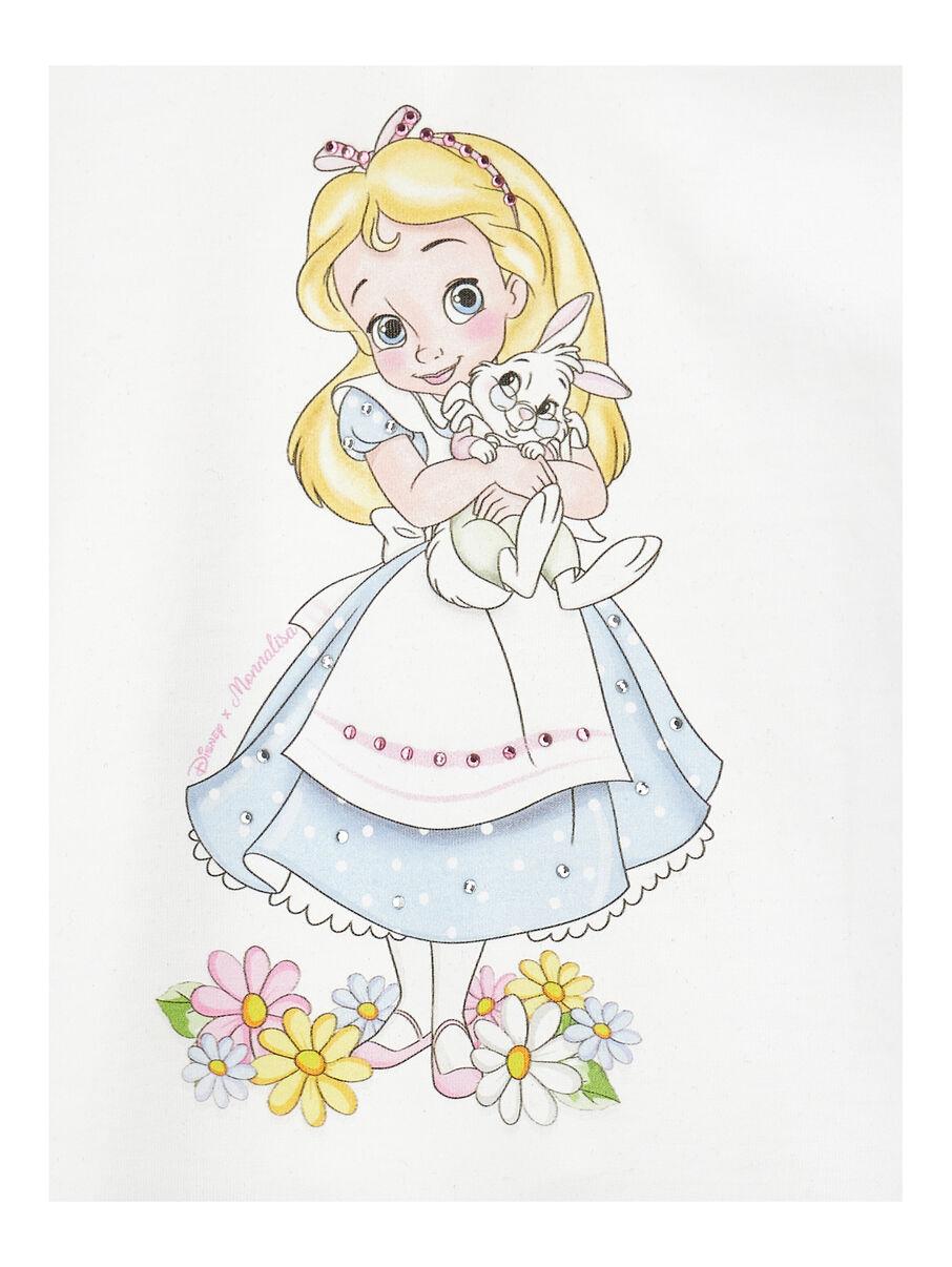 t-shirt alice nel paese delle meraviglie 39E614 5002 0099 MONNALISA 