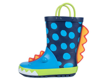 stivali anti pioggia draghetto BOOT 001-031 BLUE MR. TIGGLE 