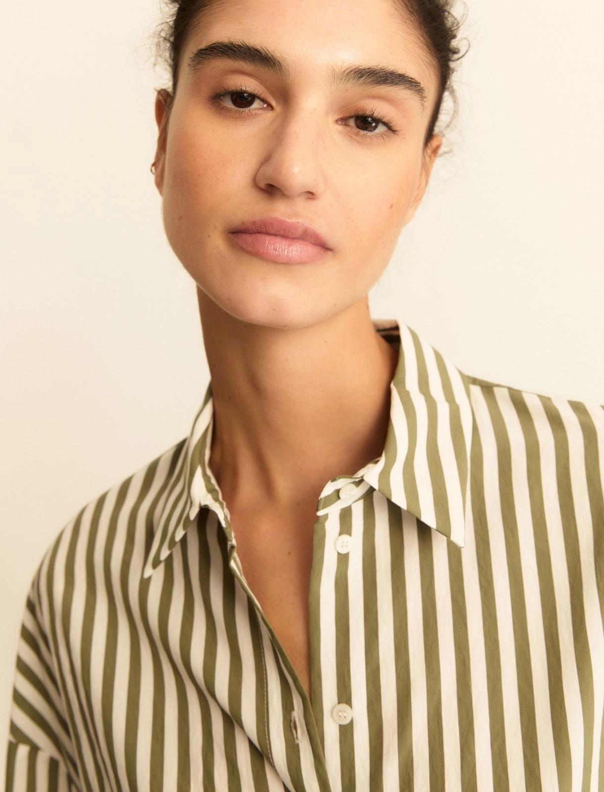 camicia a righe multicolor EMMUGGIOSO 010 EMME MARELLA 