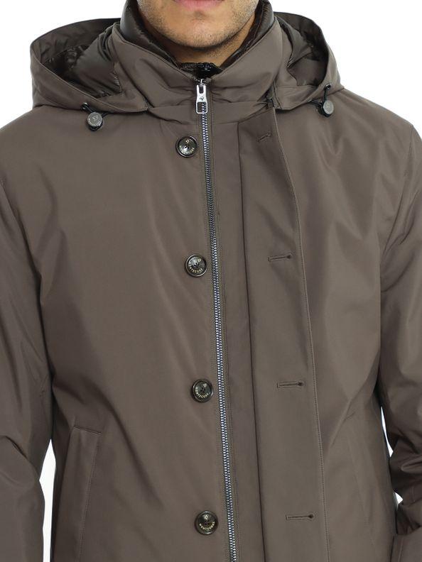 Parka con pettorina e cappuccio F09MUCX778 265-38 MONTECORE 