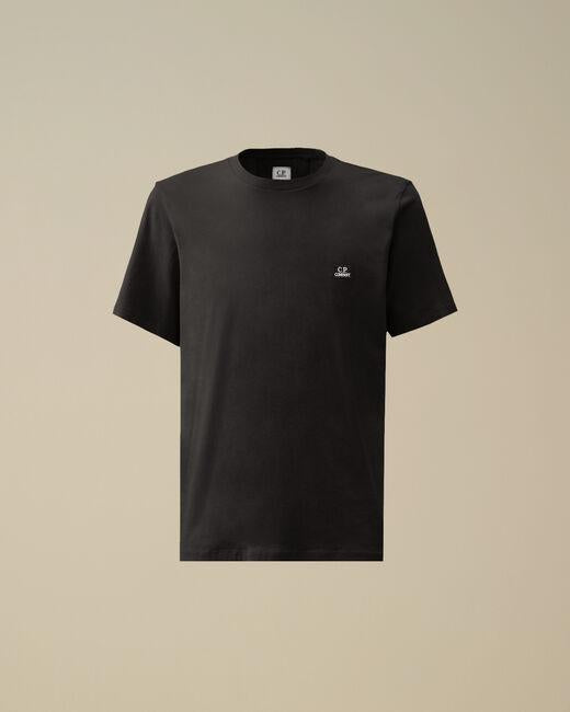 t-shirt con ricamo logo 17CMTS031A 005100W 999 CP COMPANY 