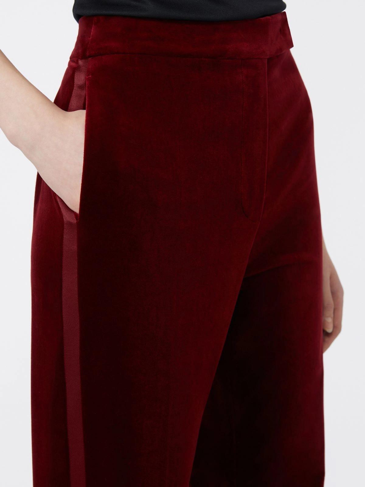 pantalone smoking in velluto VETRINO 016 MAXMARA STUDIO 
