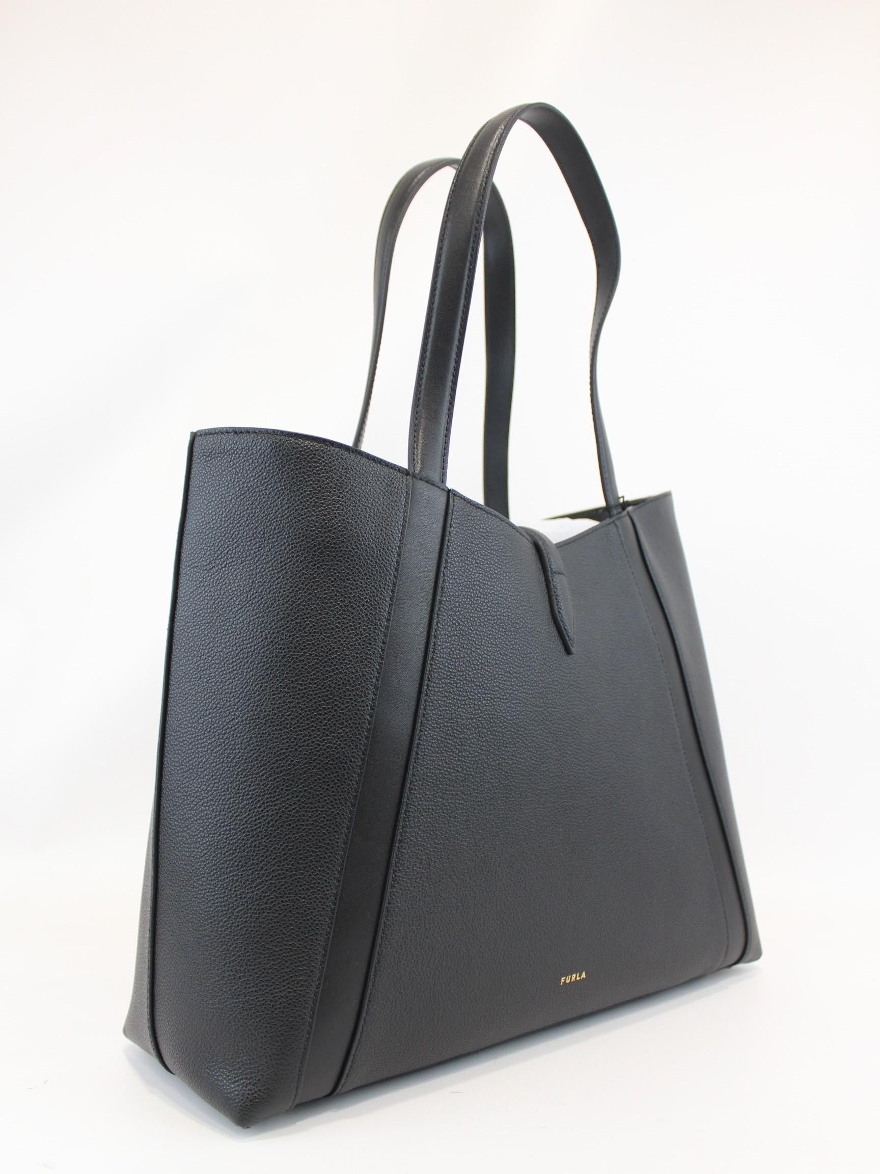 borsa shopping goccia WB01788 BX3353 NERO FURLA 