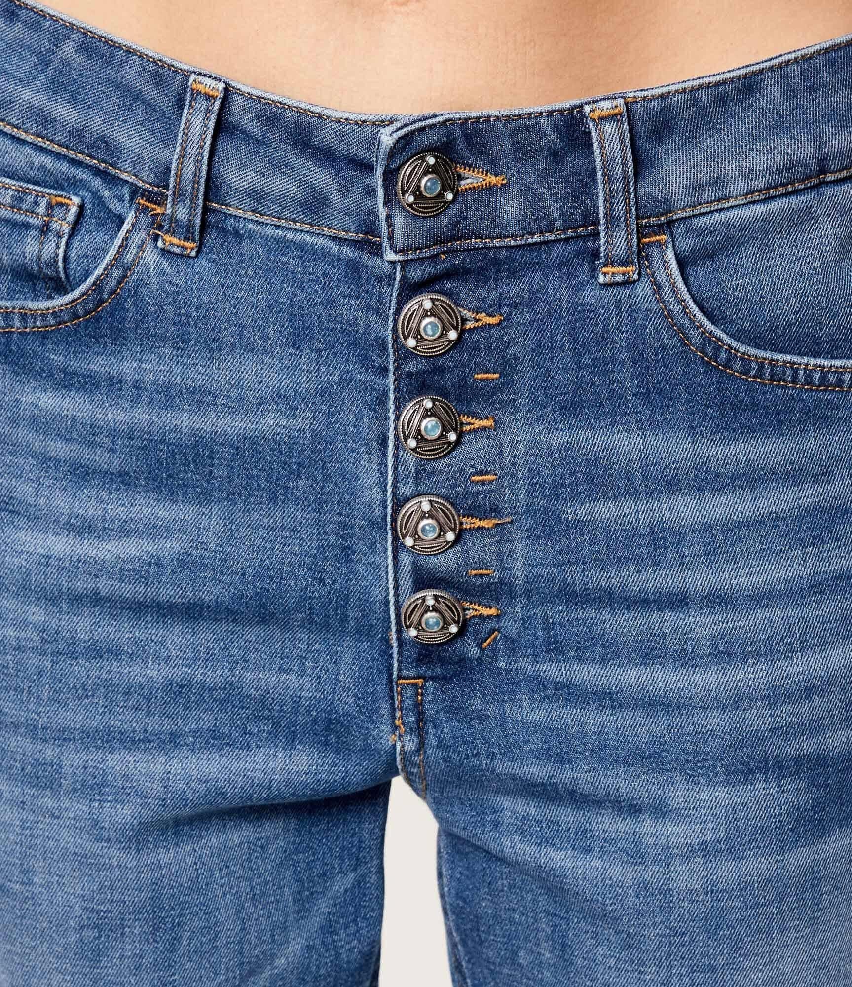 jeans koons bottom gioiello DP268BDSE340DK07 800 DONDUP 