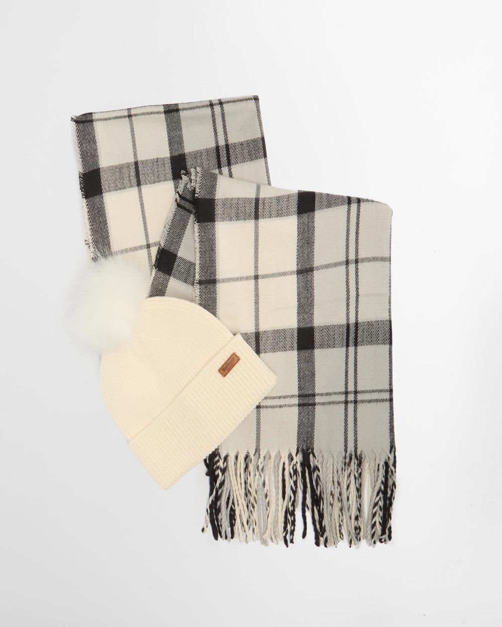 set regalo cappello e sciarpa LGS0054 LGS GY31 BARBOUR 
