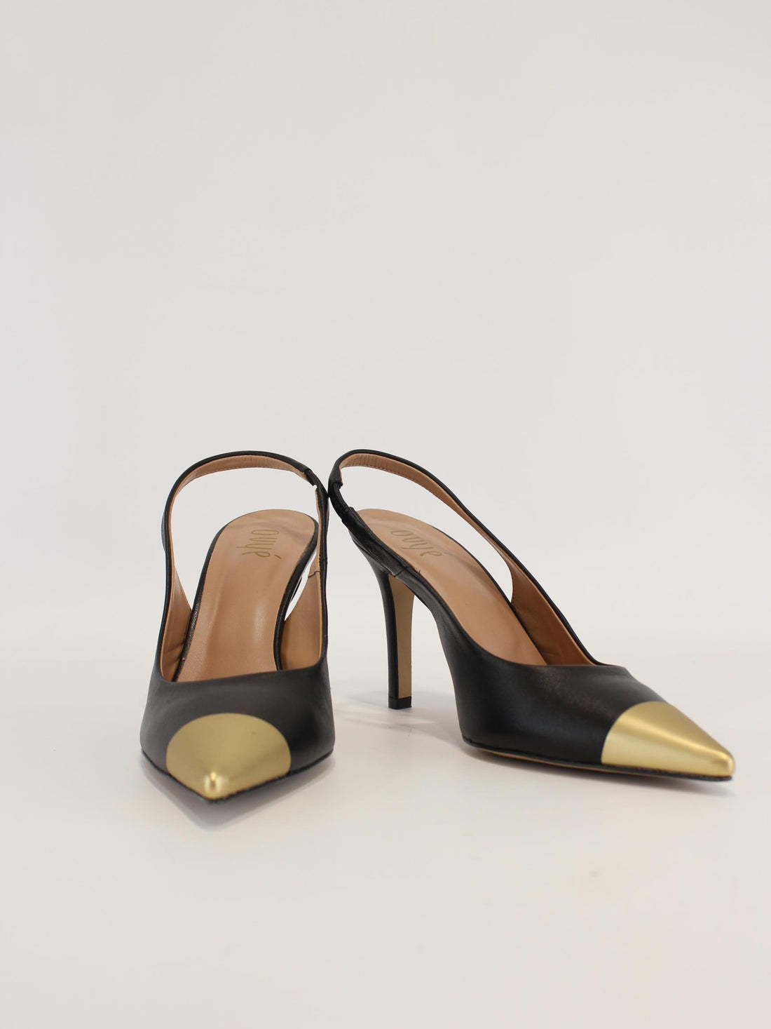 Decollette in pelle ACL956NNAPP NERO OVYE' 