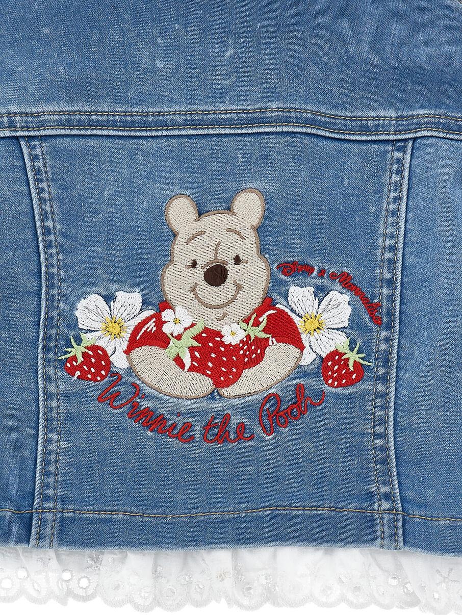 giacca jeans winnie the pooh 39G103 7017 0062 MONNALISA 