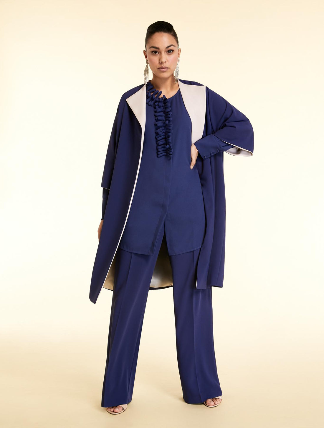 PANTALONI IN CREPE ENVERS MARINA RINALDI REMINO 58 MARINA RINALDI 