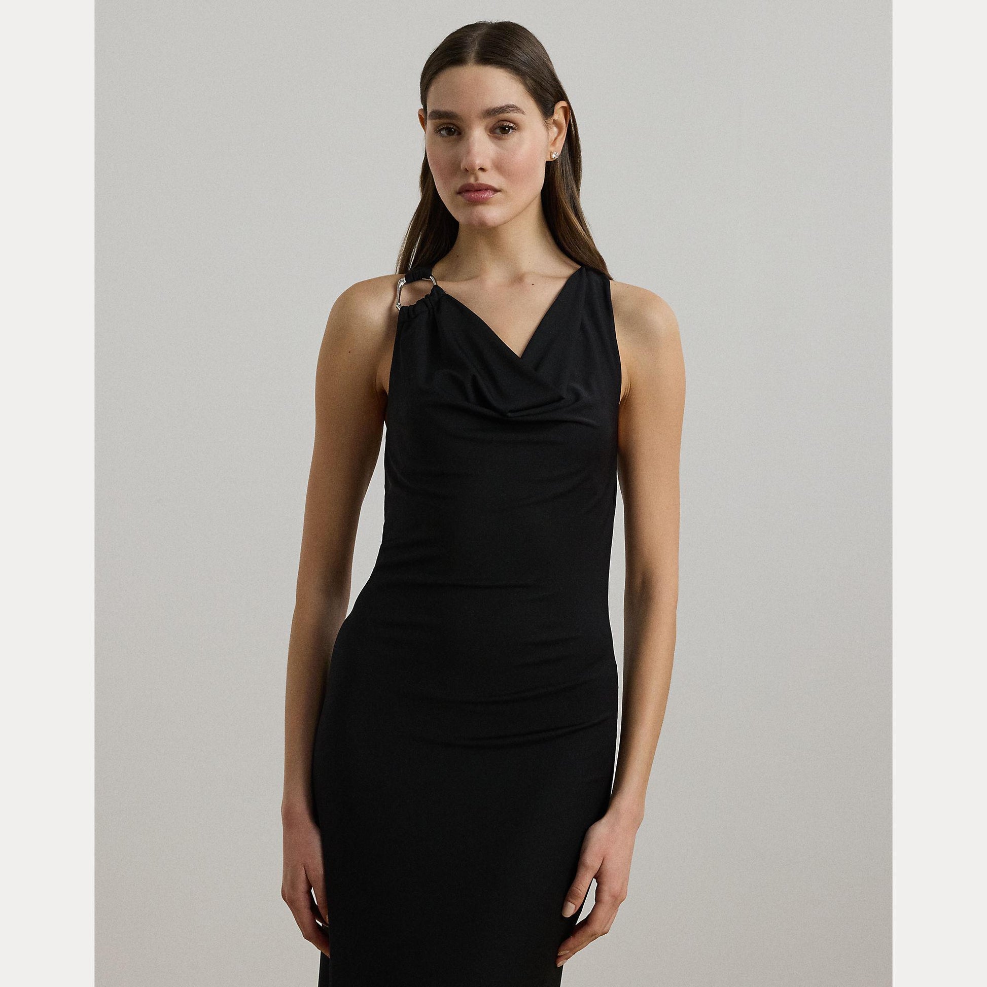 abito con collo occhiello 253-971057 001 LAUREN RALPH LAUREN 