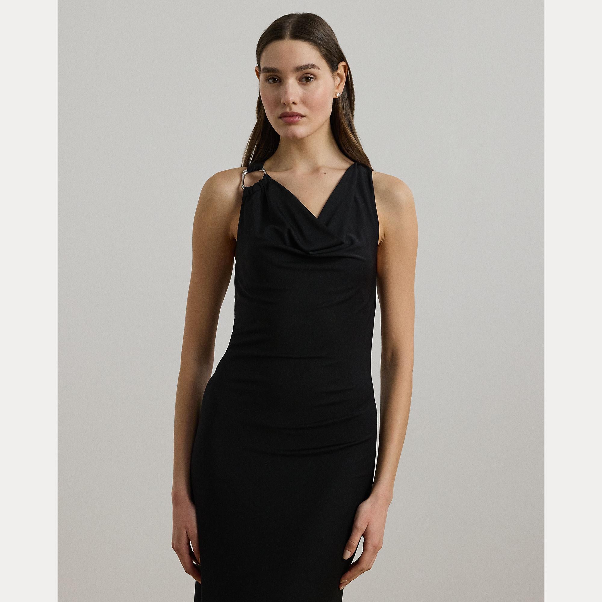 abito con collo occhiello 253-971057 001 LAUREN RALPH LAUREN 