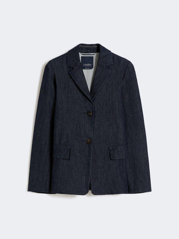 giacca monopetto in denim SMMLEONE 001 S MAXMARA 