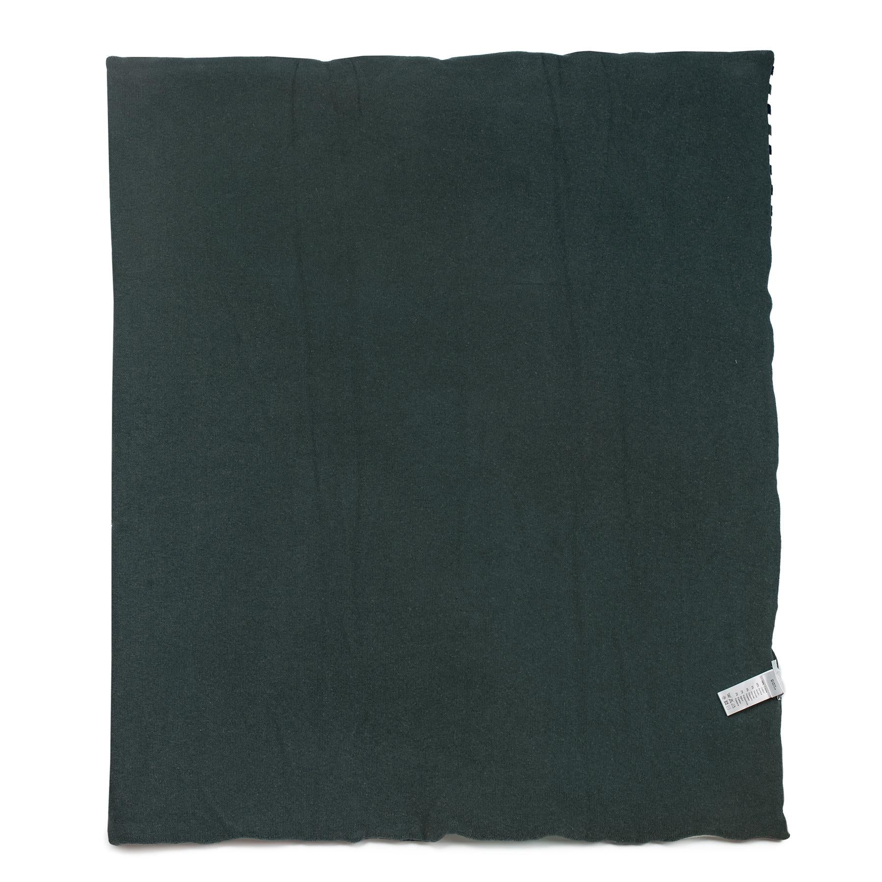 coperta a righe bicolor C62458 VERDLU/BLU COCCODE' 