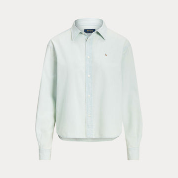 camicia in chambray corta 211-891420 001 RALPH LAUREN POLO 