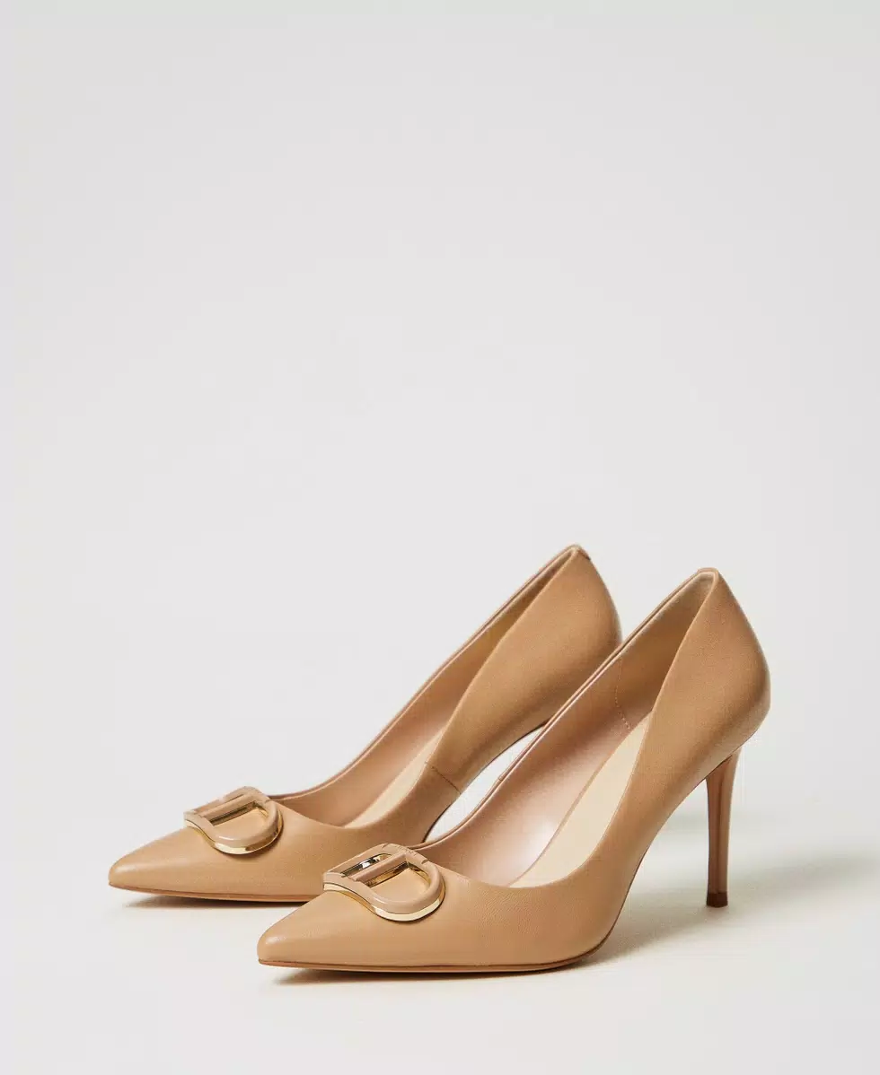 dècollette con logo oval 251TCP060 00044 TWINSET 