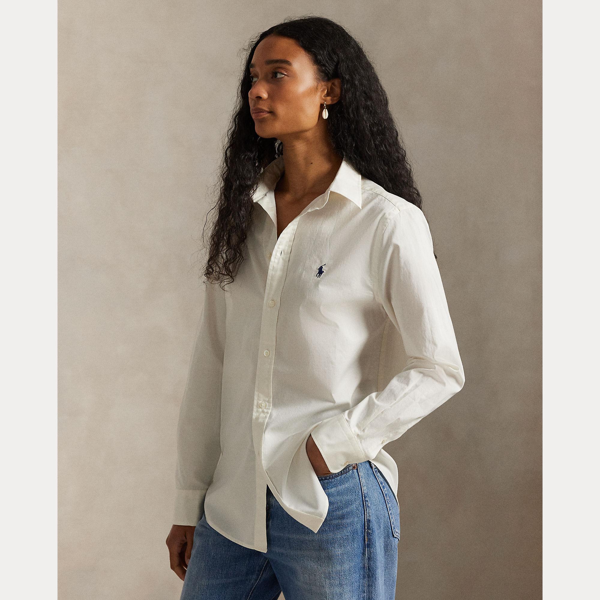 camicia in twill di cotone 211-A92177 007 RALPH LAUREN POLO 