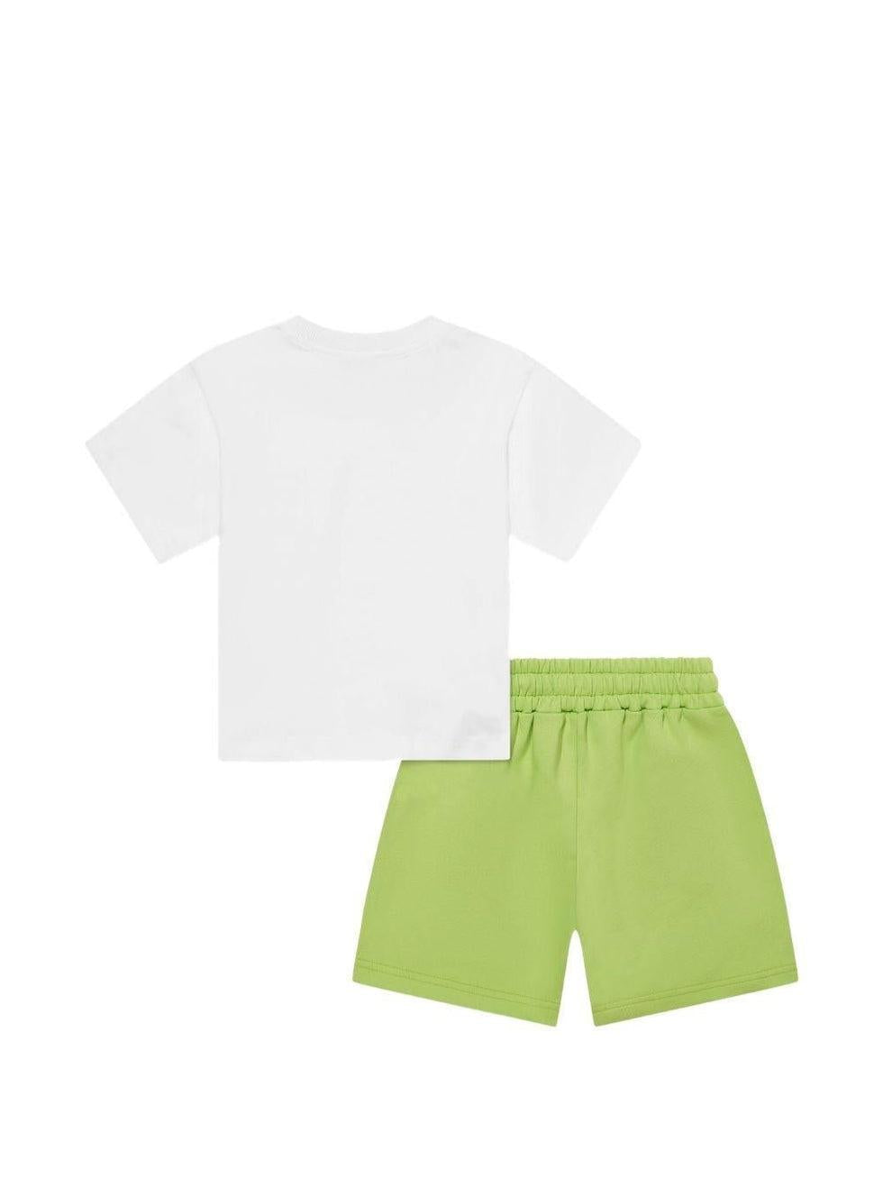 completino con shorts HMG00R LCA32 83687 MOSCHINO KIDS 