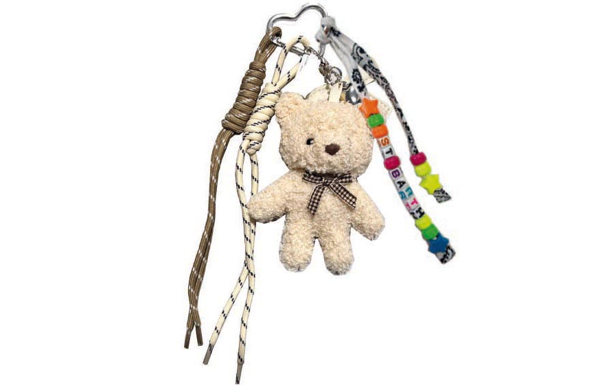 portachiavi funny teddy FUNNY TEDDY 00764 MC2 SAINT BARTH 