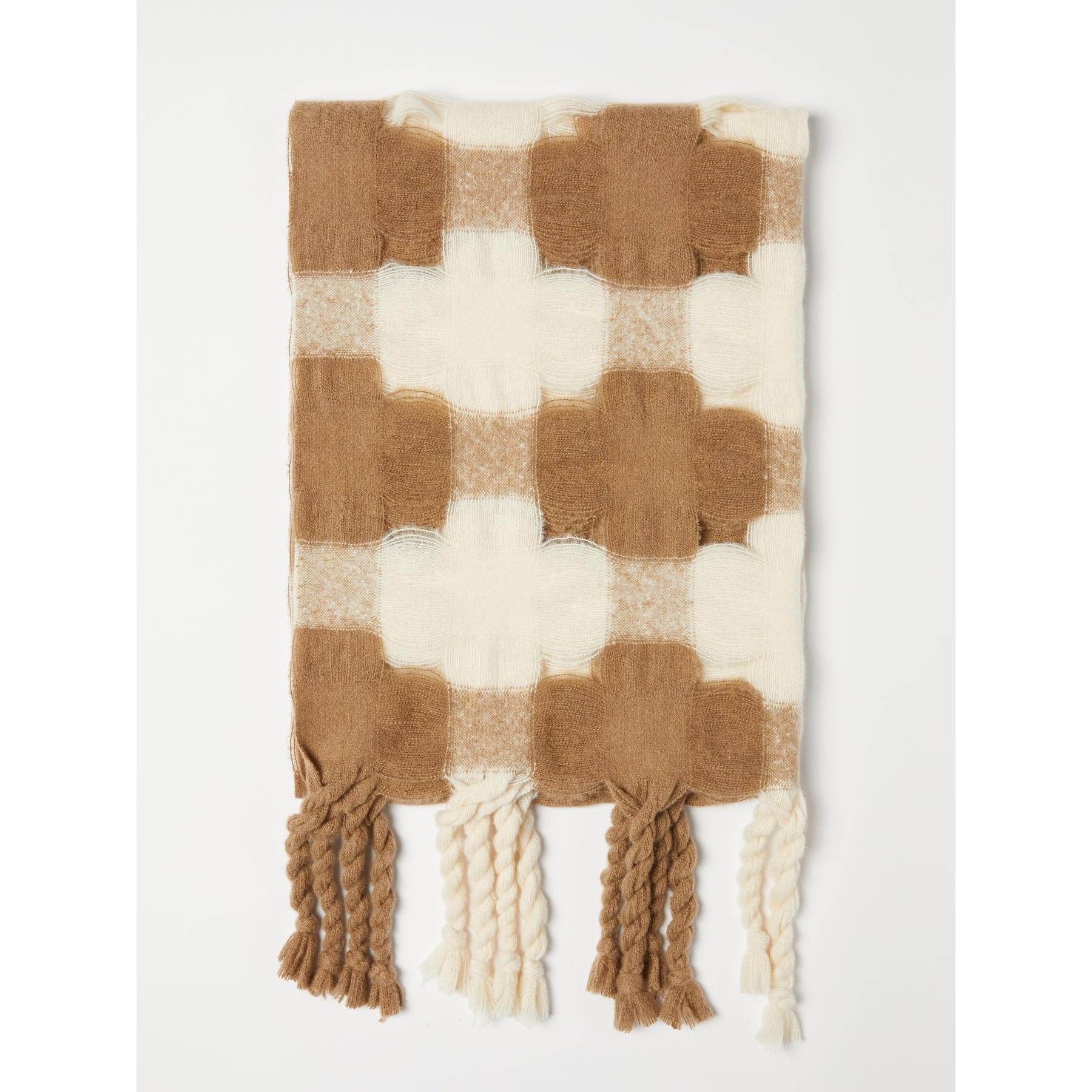 sciarpa check con frange AMICHE 001 MARella ACCESSORI 