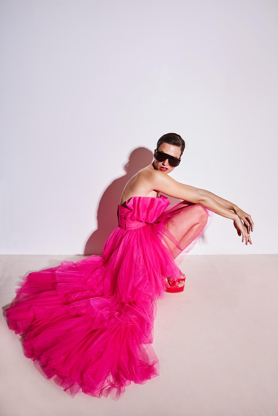 Abito mini allure A4144 FUCHSIA ALLURE 