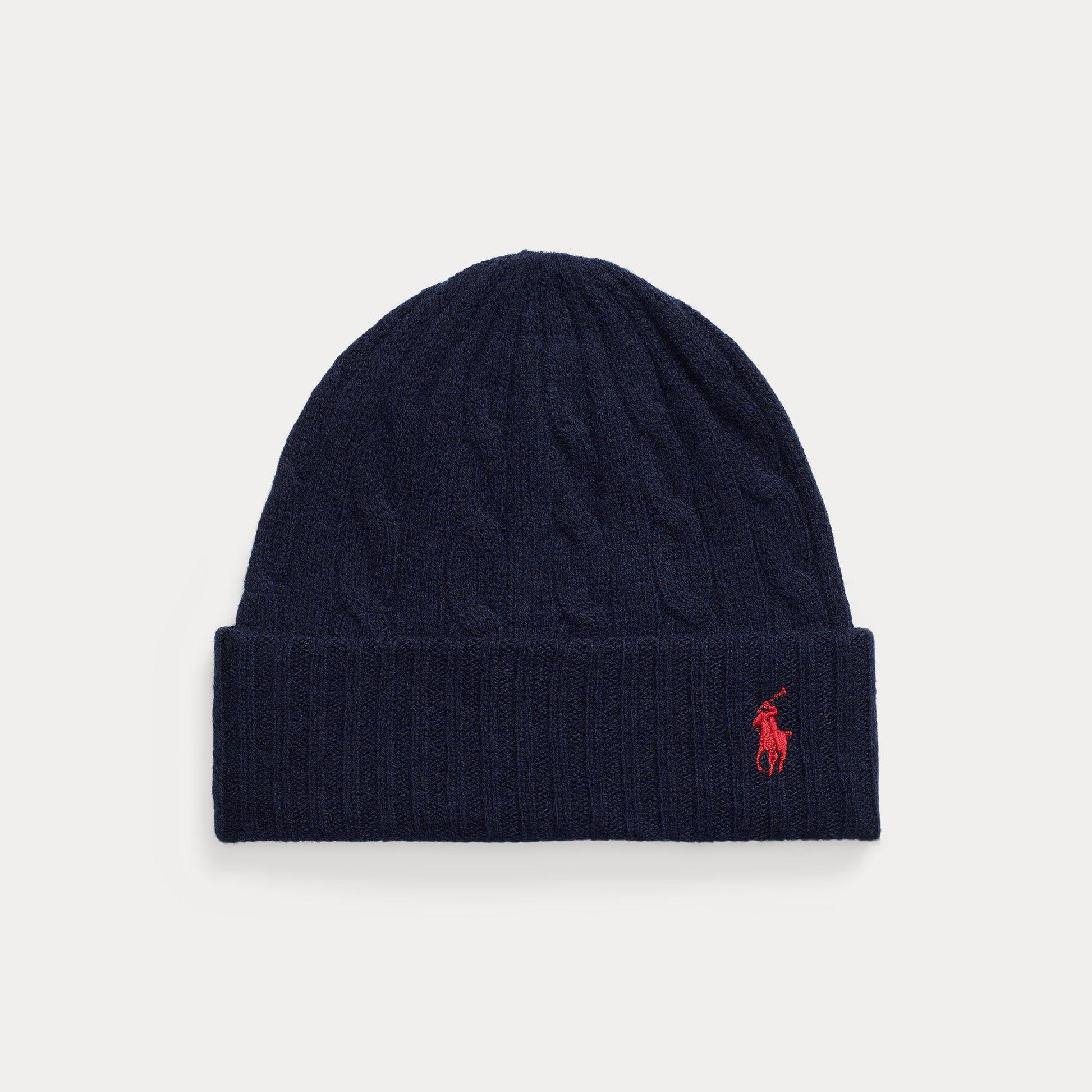 berretto in lana e cashmere a trecce 455-956315 003 RALPH LAUREN POLO 
