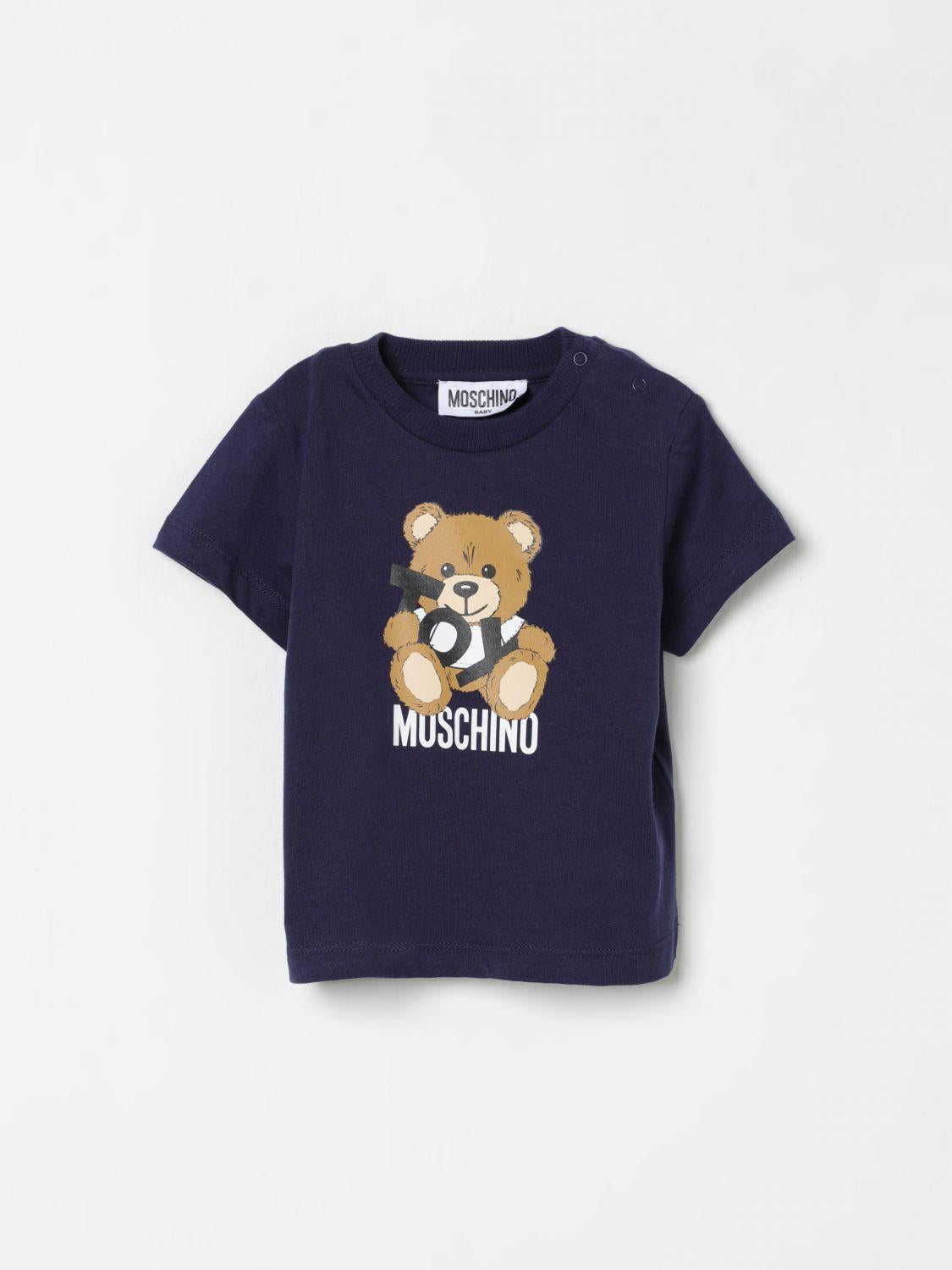 t-shirt orsetto toy MNM047LAA03 40016 MOSCHINO KIDS 