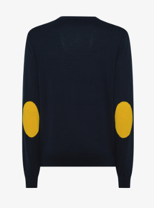 maglioncino con logo K35110 NAVY BLUE SUN68 