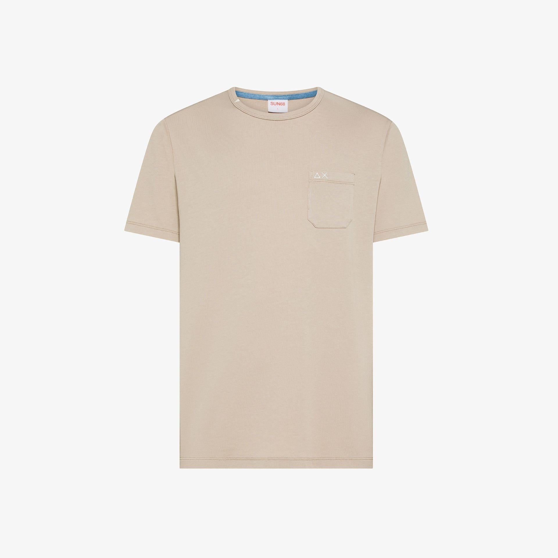 t-shirt pocket T36101 STONE SUN68 