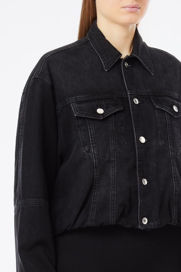 giubbino denim balloon UF5221D0287 87469 LIU JO DENIM 