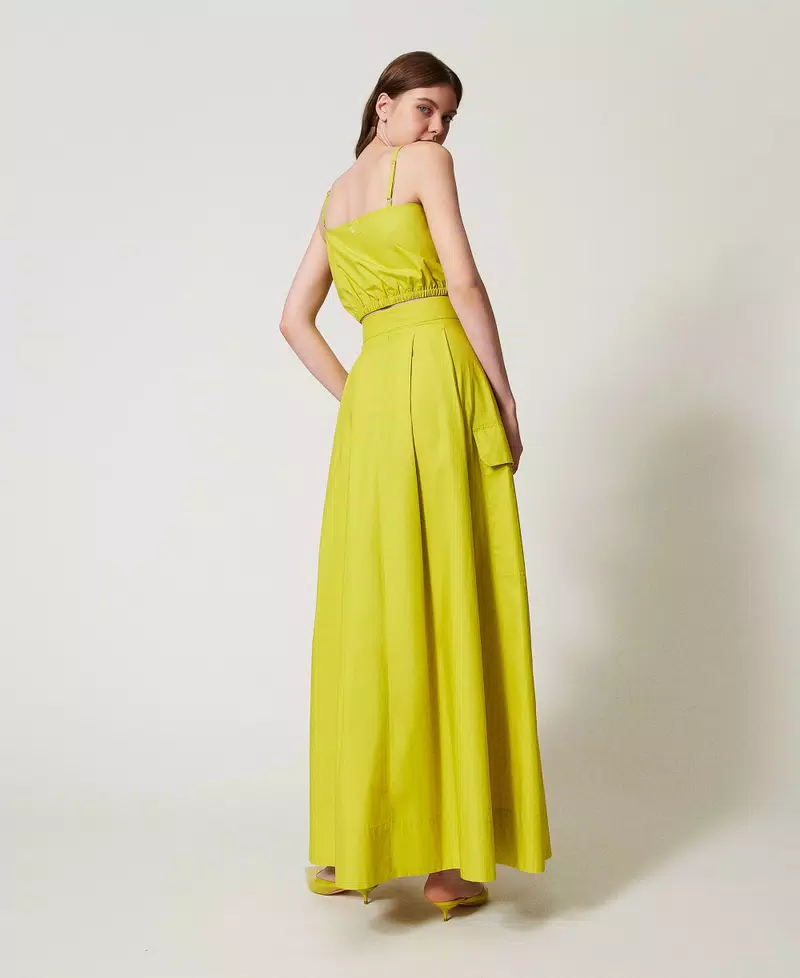 gonna lunga con pieghe 251AP2307 00910 TWINSET ACTITUDE 