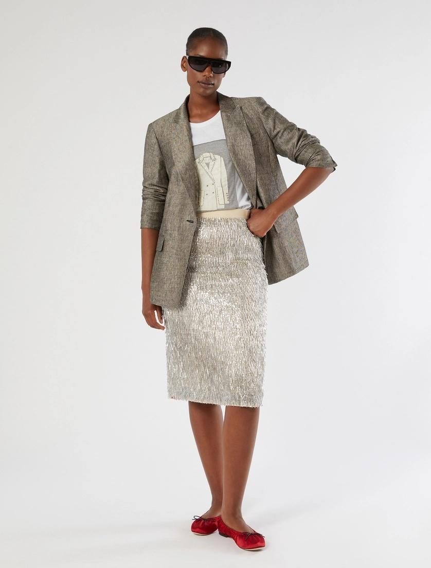 gonna in tulle con pailettes MRNATTORE 002 MARINA RINALDI 