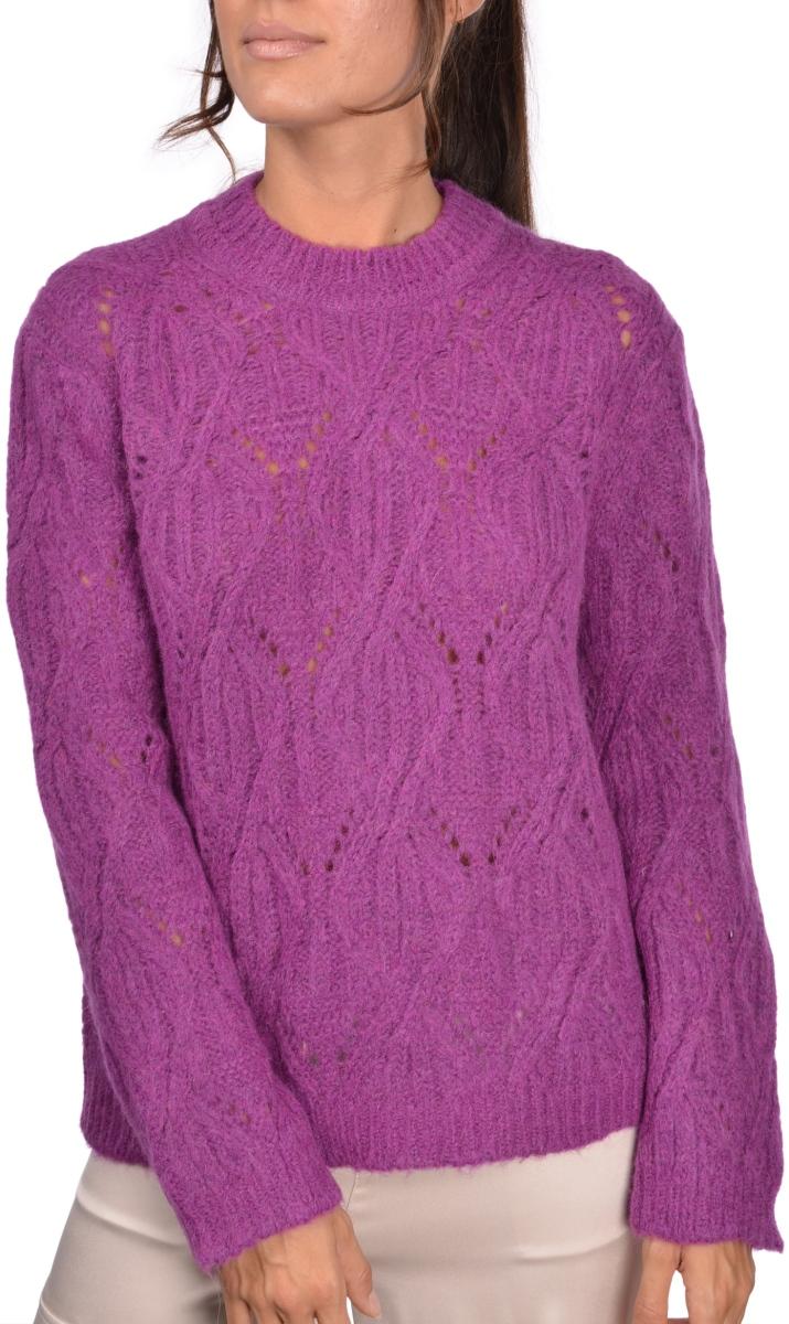 maglione a rombi traforati 36455 10255 275 GRAN SASSO 