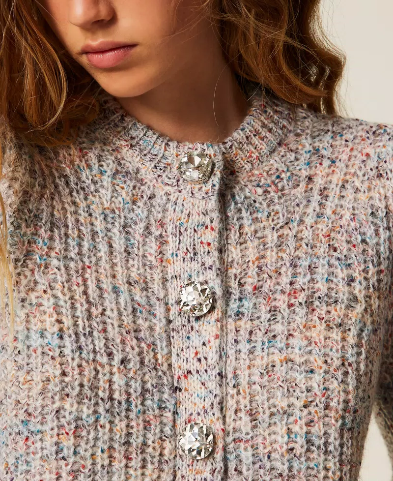 cardigan multicolor 252AP3060 12702 TWINSET ACTITUDE 