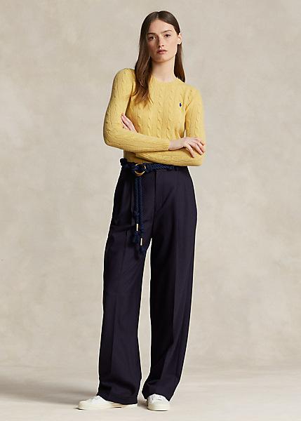 maglia a trecce in lana e cashmere 211-910421 008 RALPH LAUREN POLO 