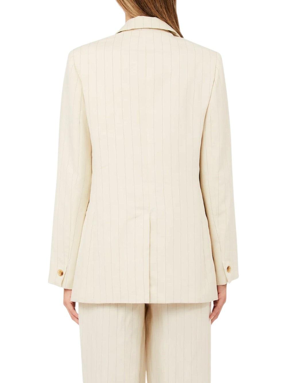 blazer gessato CA6115T557A P9579 LIU JO BLACK 