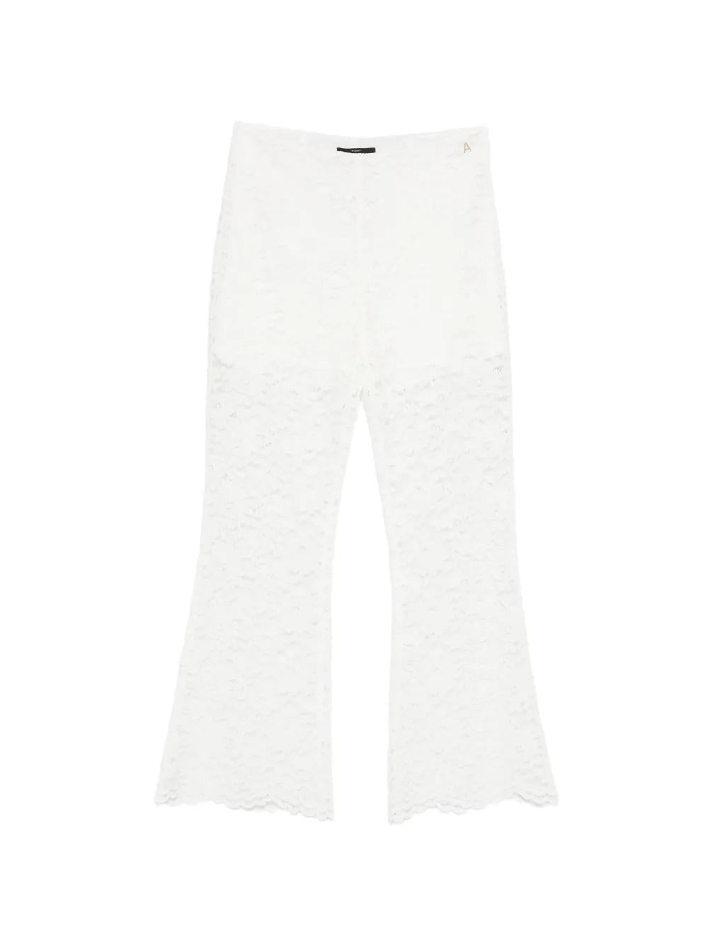 pantalone con fiori e pizzo 261AP2303 00526 TWINSET ACTITUDE 