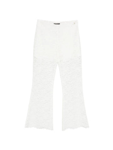 pantalone con fiori e pizzo 261AP2303 00526 TWINSET ACTITUDE 