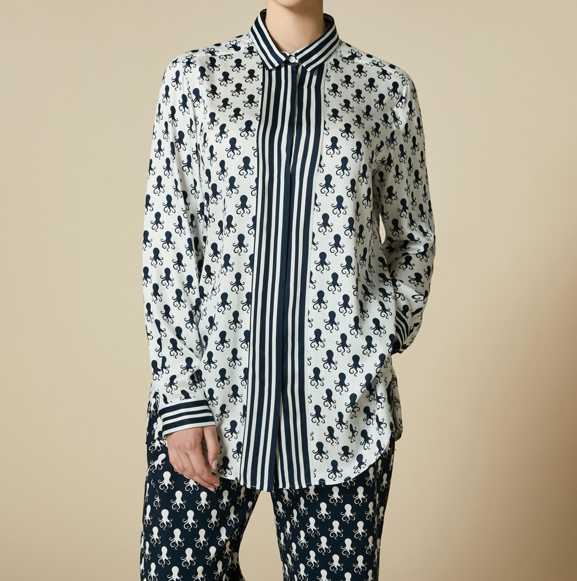 CAMICIA IN RASO FARE 80 MARINA RINALDI 