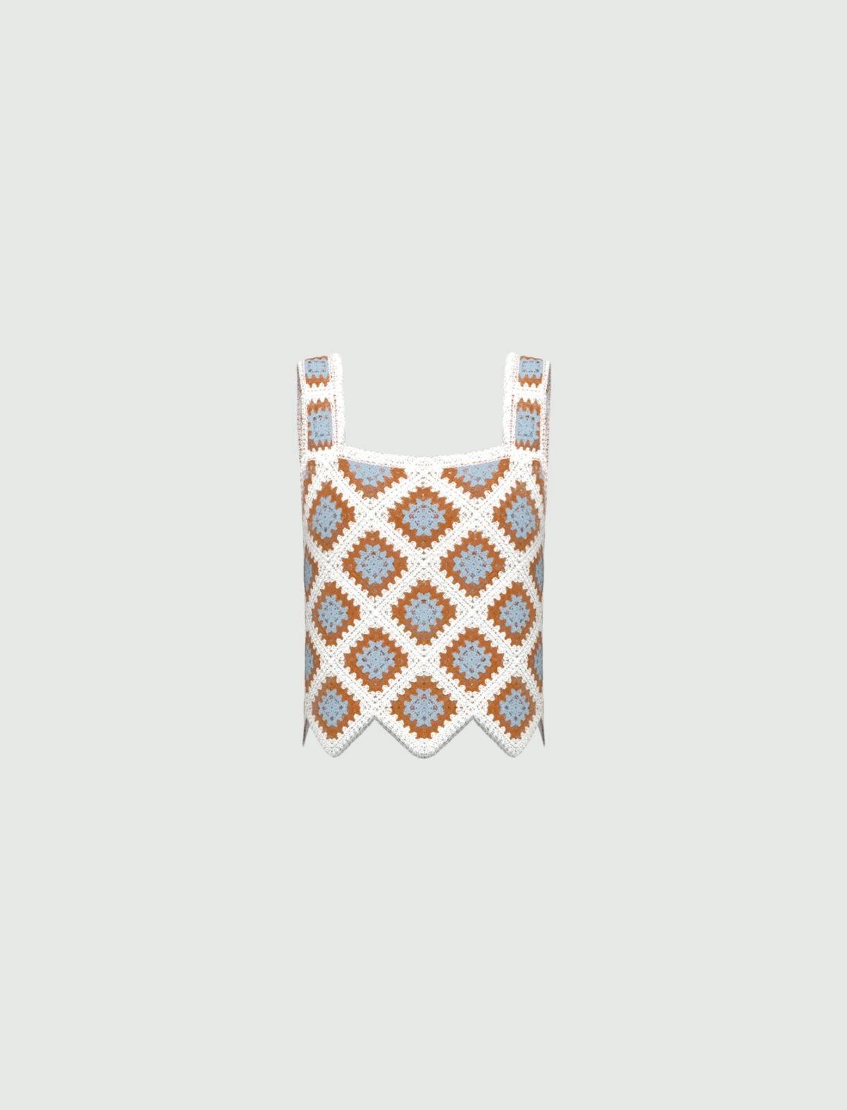 top in crochet EMMCALADIO1 051 EMME MARELLA 