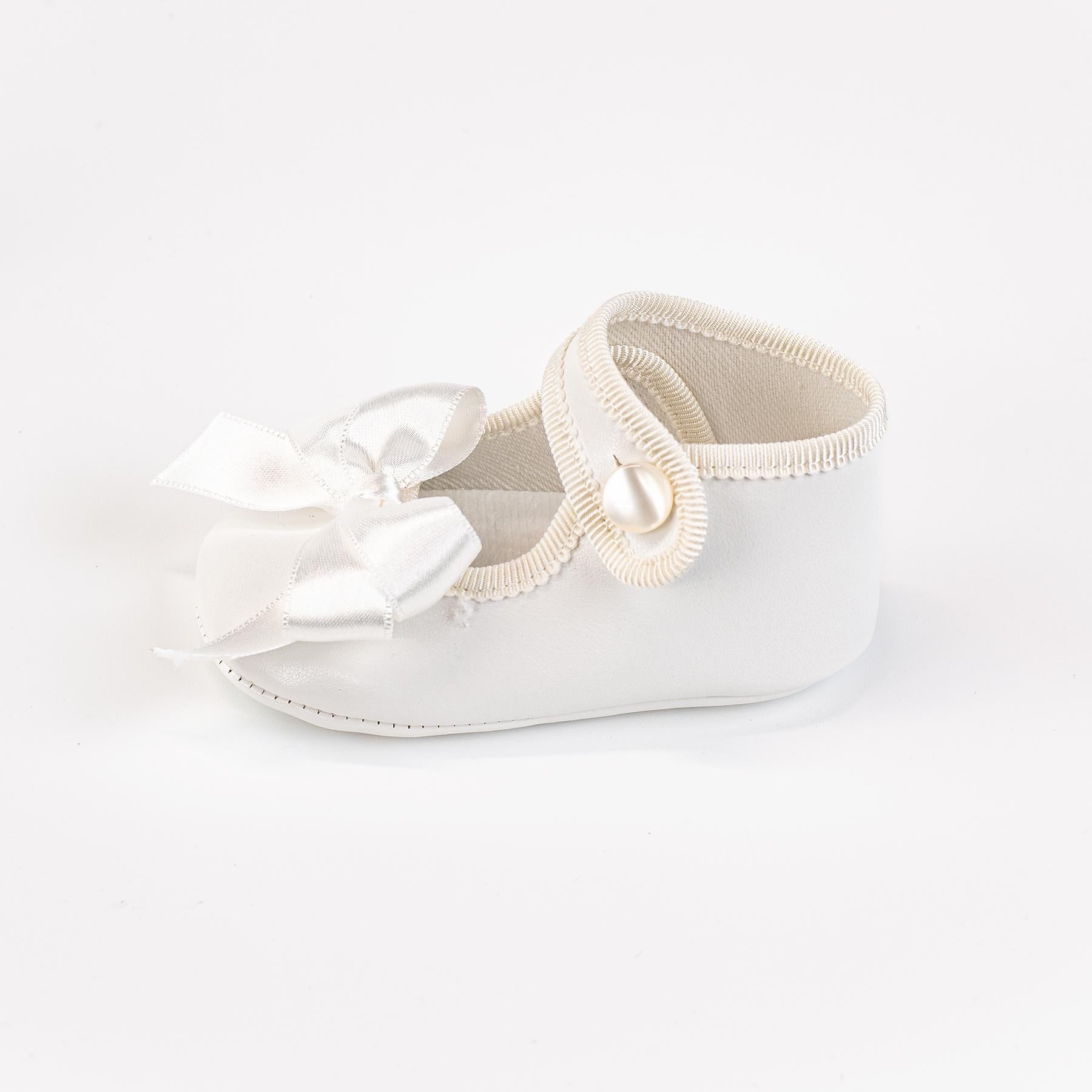 scarpina con applicazione PC03876 PANNA/PANNA PURE FIRENZE 