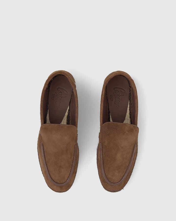 mocassino neals in crosta di cuoio 025916-2002 MARRON CASTANER 