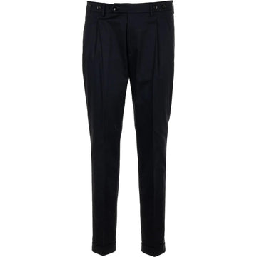pantalone morello MORELLO1PCRASOSILK NAVY BERWICH 